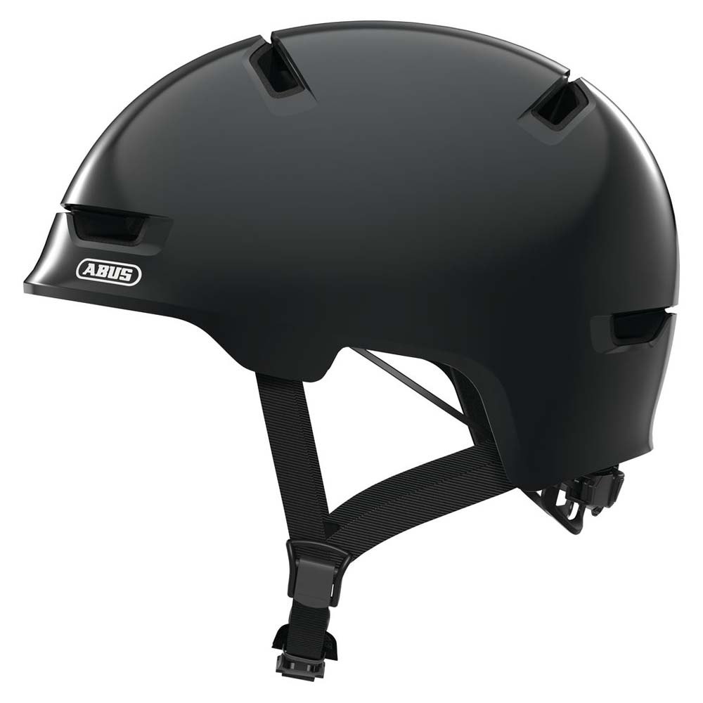 ABUS 871758 9 Scraper 3.0 Kid Shiny Grey Kinder Fahrradhelm Skaterhelm Gr. 51-55cm
