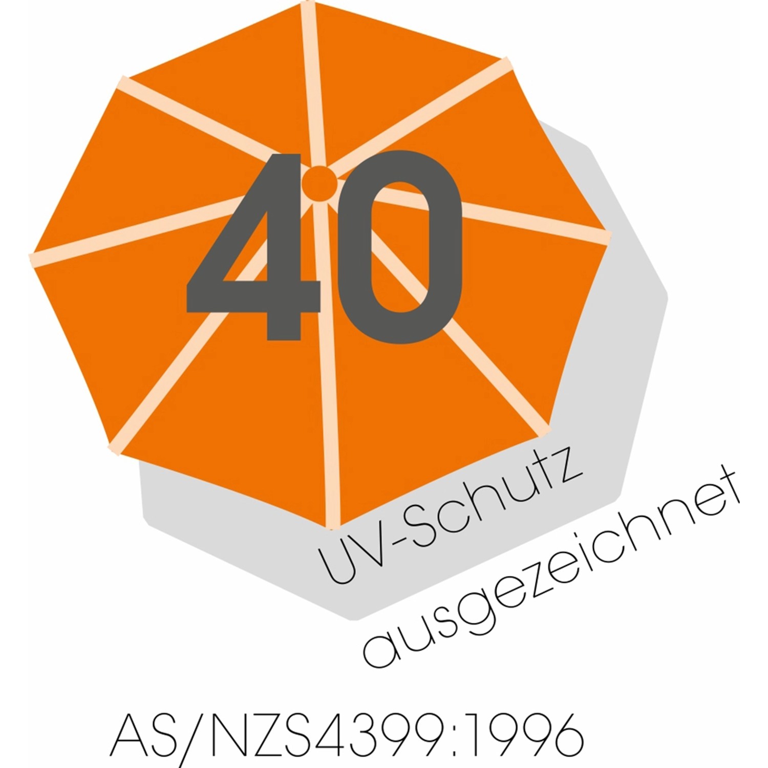 Schneider Ampelschirm Genua Anthrazit Ø 300 cm
