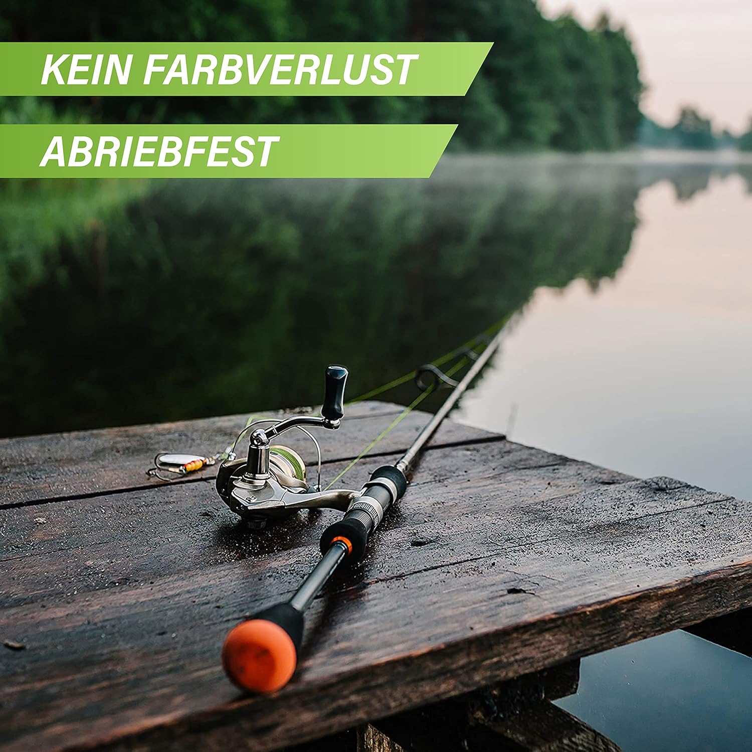 Frambay Geflochtene Angelschnur mit starker 4-Fach Flechtung I Angelschnur geflochten und flexibel Fishing Line Angelsehne Angel Schnur - 500m