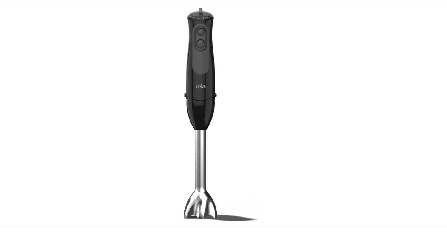 Braun MultiQuick 3 Vario MQ 3135 BK Stabmixer Set 900W, 11 Geschw. Zerkleinerer Schneebesen Schwarz