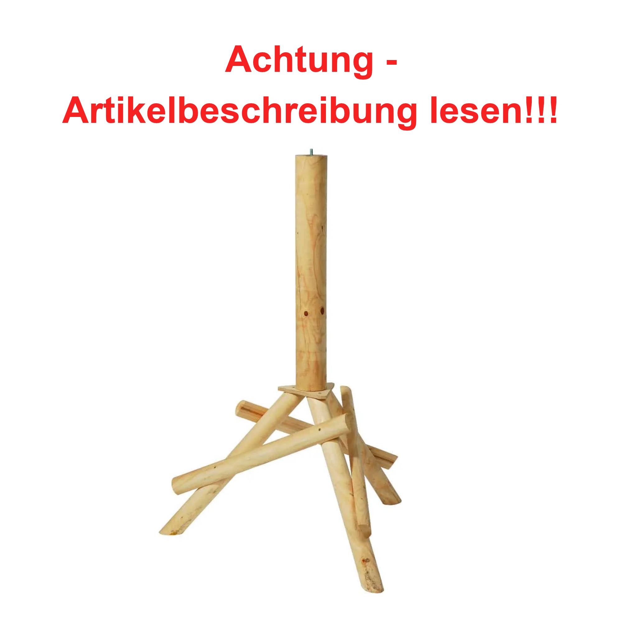 Holzstab, Holzstab-Konstruktion, Holzständer, Stativ, Holzposten