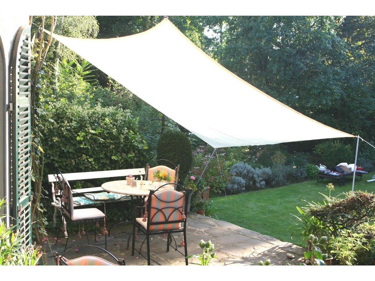 Sonnensegel, Terrassenüberdachung, Garten, Schirme, Stuhlset