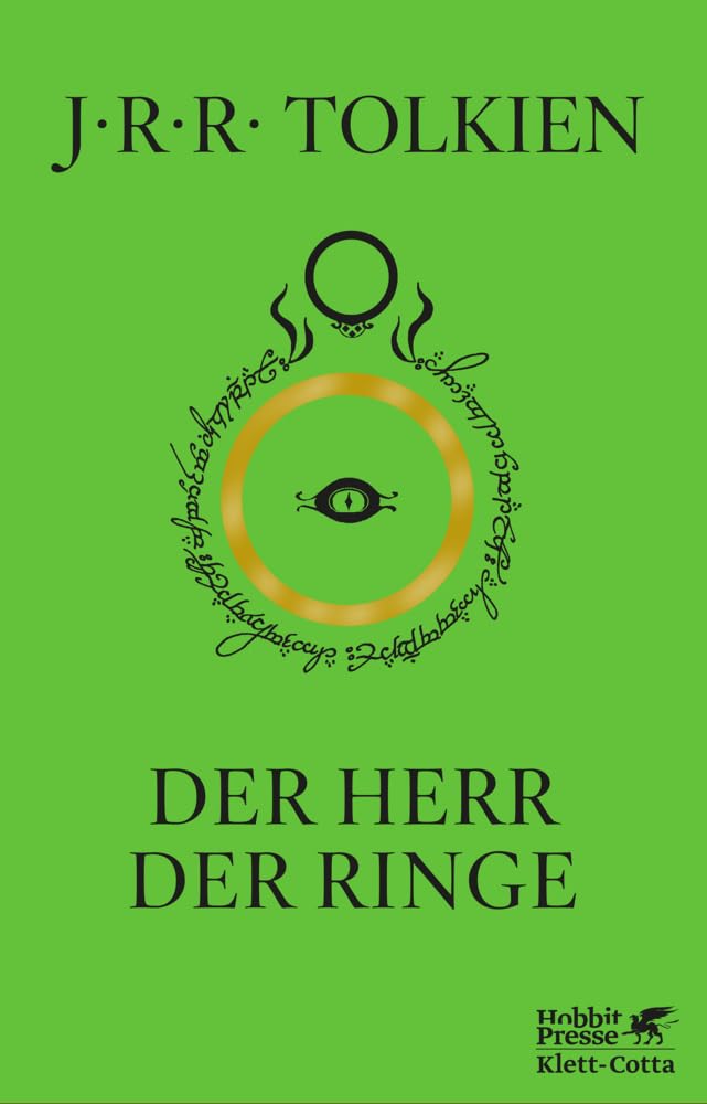 Der Herr der Ringe Alle drei Bände im grasgrünen Schuber mit Goldprägung