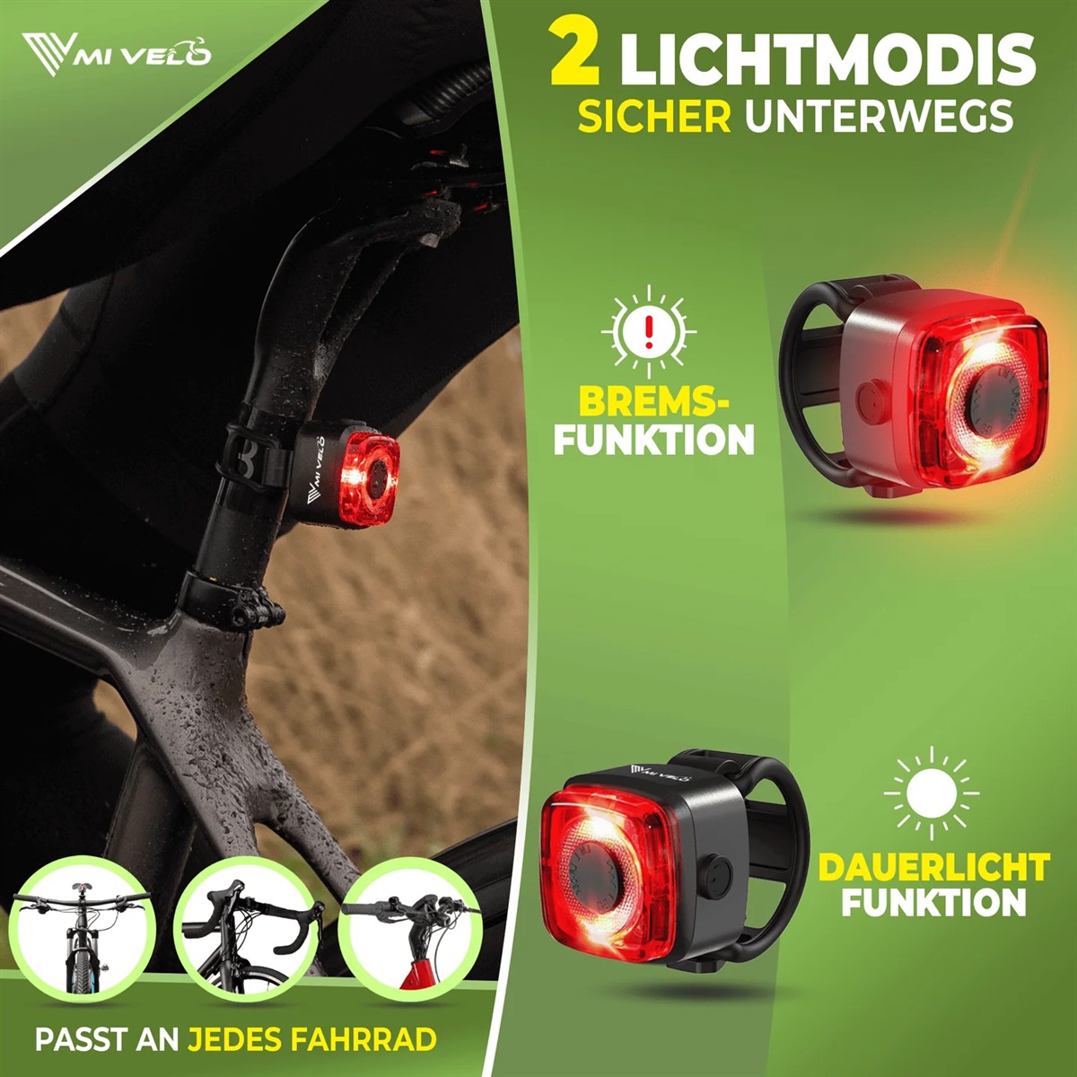 Rücklicht, Bike-Licht, LED, Tailight, Sicherheitslicht