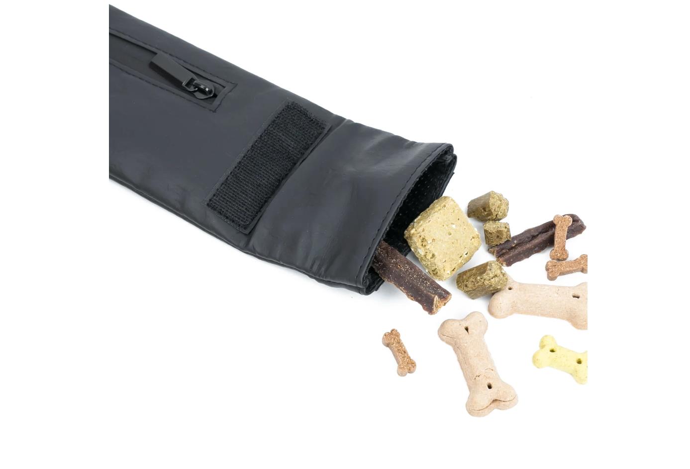 Geruchsdichte Tabaktasche Leckerlibeutel für Hunde Größe S Schwarz
