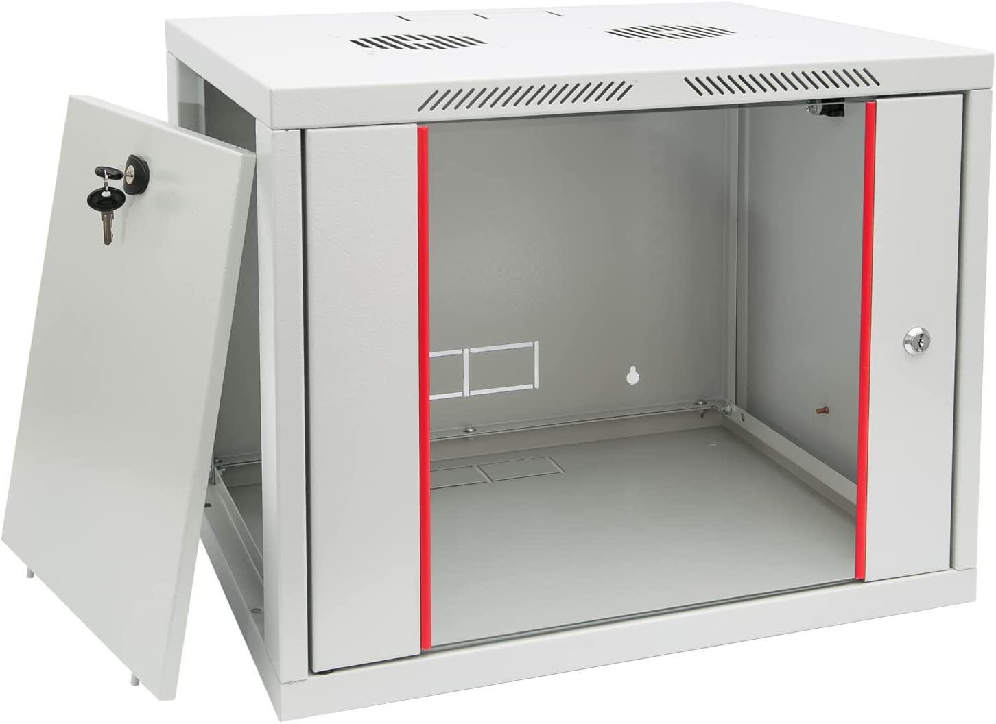 Feuerschrank, Sicherheitskasten, Metallkasten, Schwenktür, Schloss