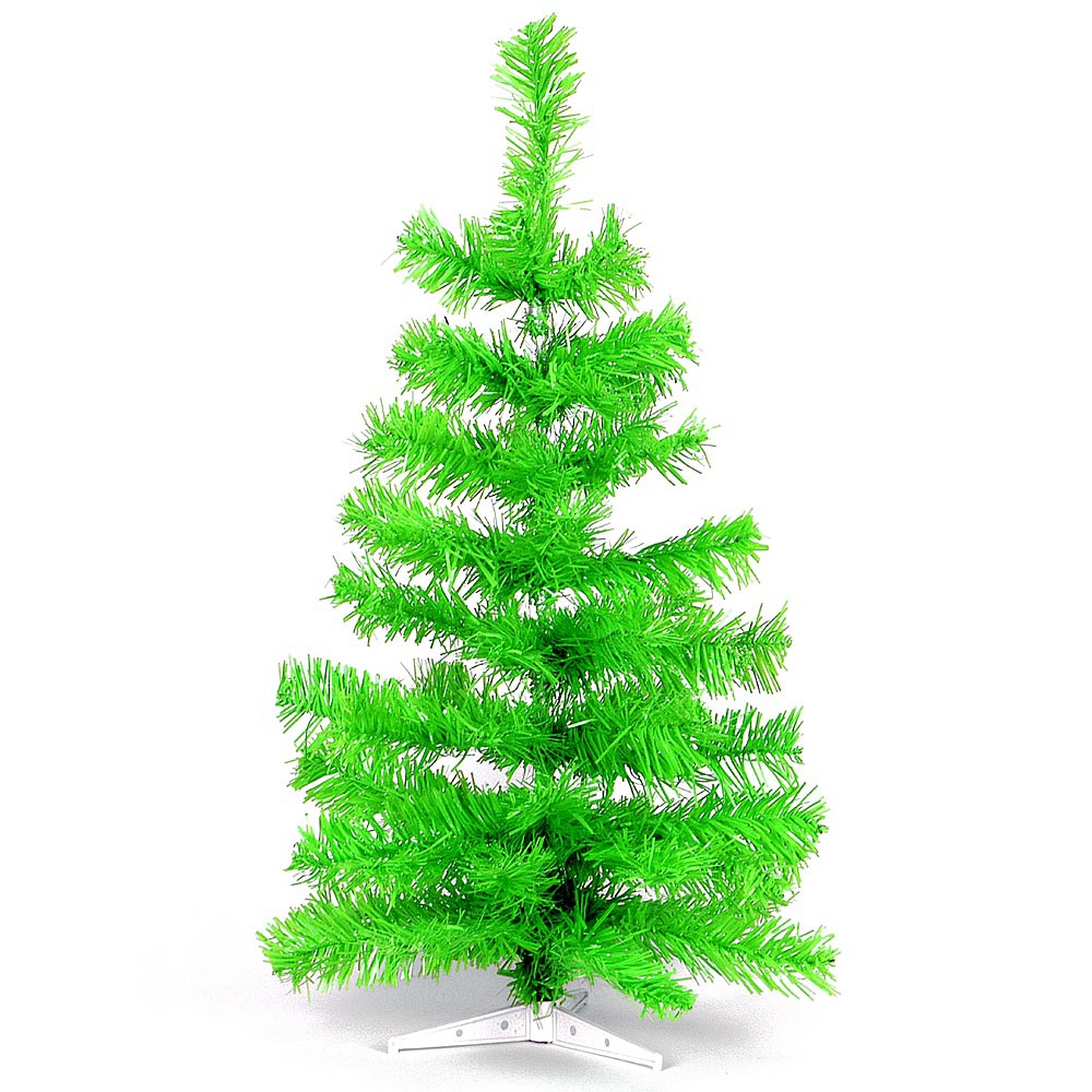 HELLGRÜN - Künstlicher Weihnachtsbaum, farbiger Tannenbaum - 30, 60, 90, 120, 180, 240 cm