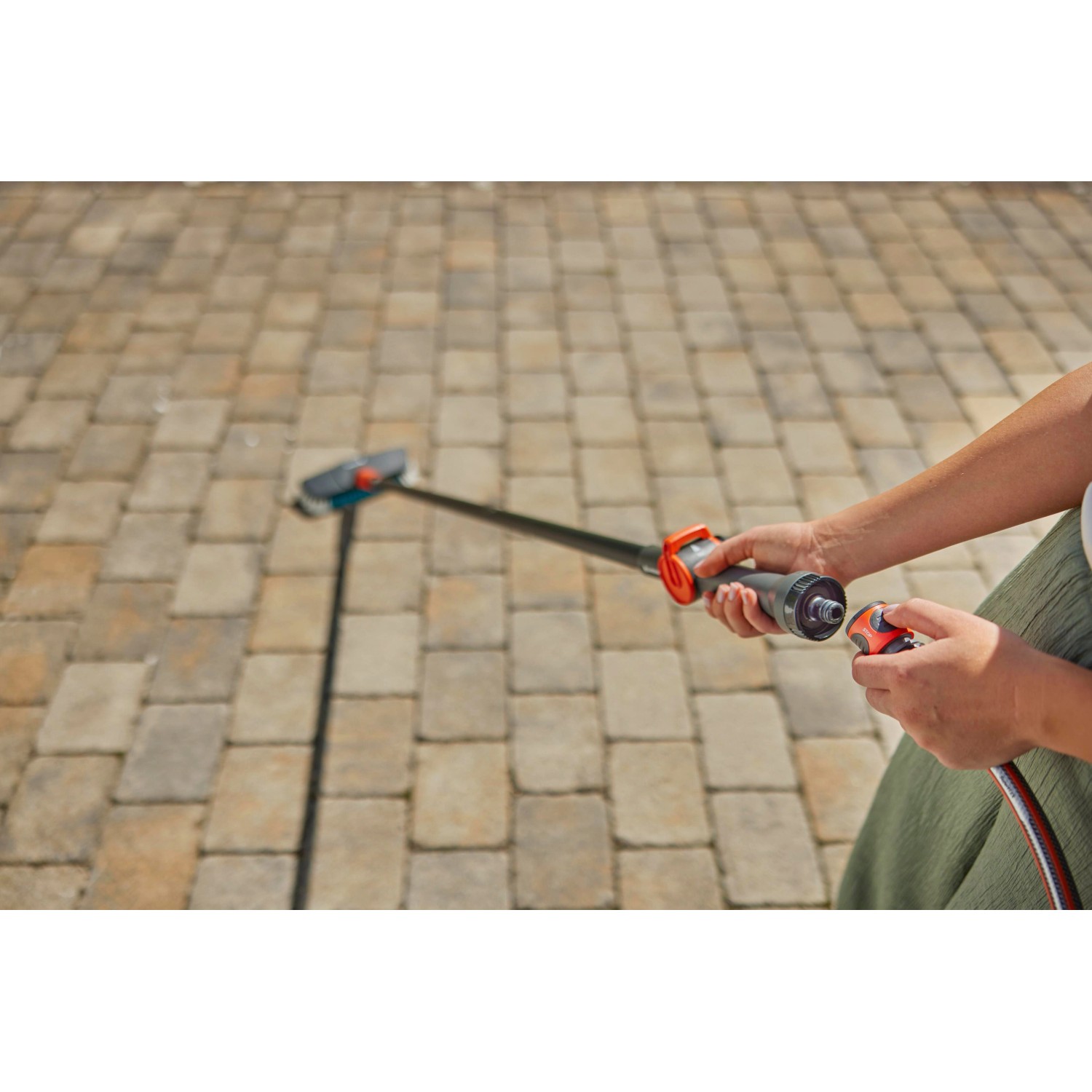 Gardena Cleansystem Stiel M 150 cm Anthrazit