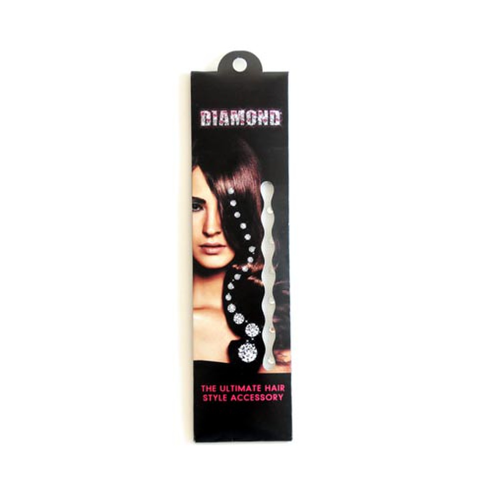 HAAR-DIAMANTEN, Set mit 36 selbstklebenden Strass Steinen (4 mm)