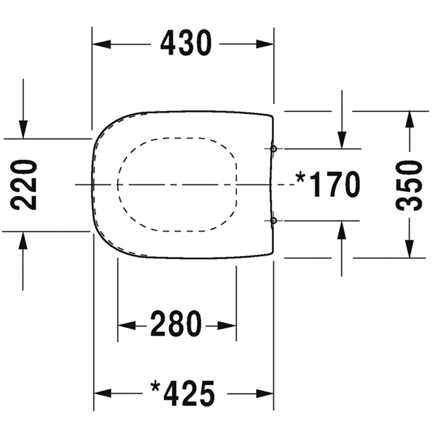 Duravit WC Sitz D Code Weiß