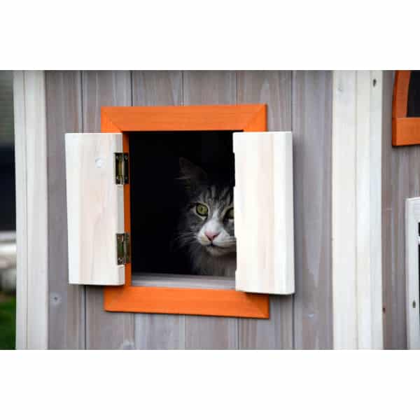 Dobar Katzenhaus aus Holz Fancy Cat