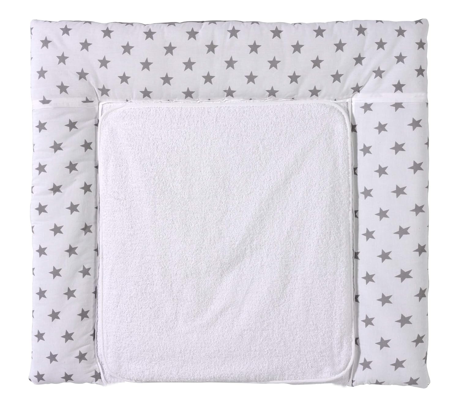 SCHARDT 13 609 1/723 Wickelauflage Big Stars grey 80 x 75 cm