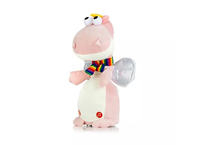 sprechender Dino kann tanzen, singen & nachsprechen Kuscheltier Plüschtier