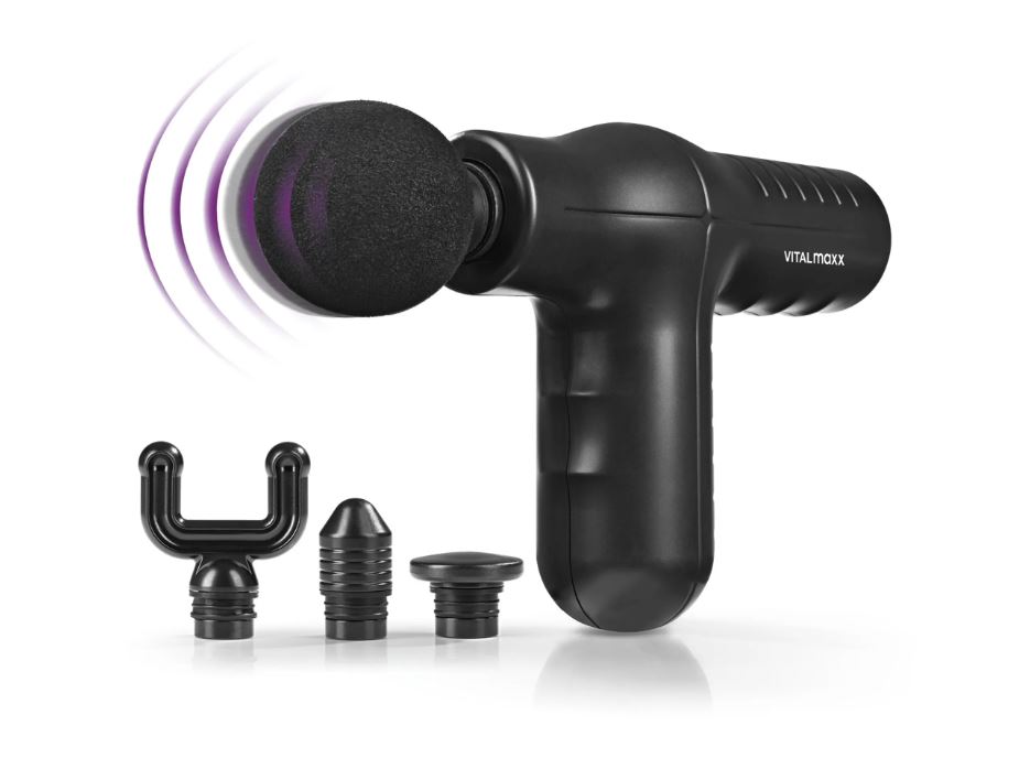 VITALmaxx Mini Massage Gerät Smart Grip  Massagegun schwarz