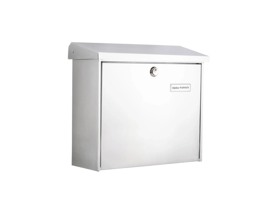 Burg Wächter Briefkasten Comfort 913 Weiß Postkasten