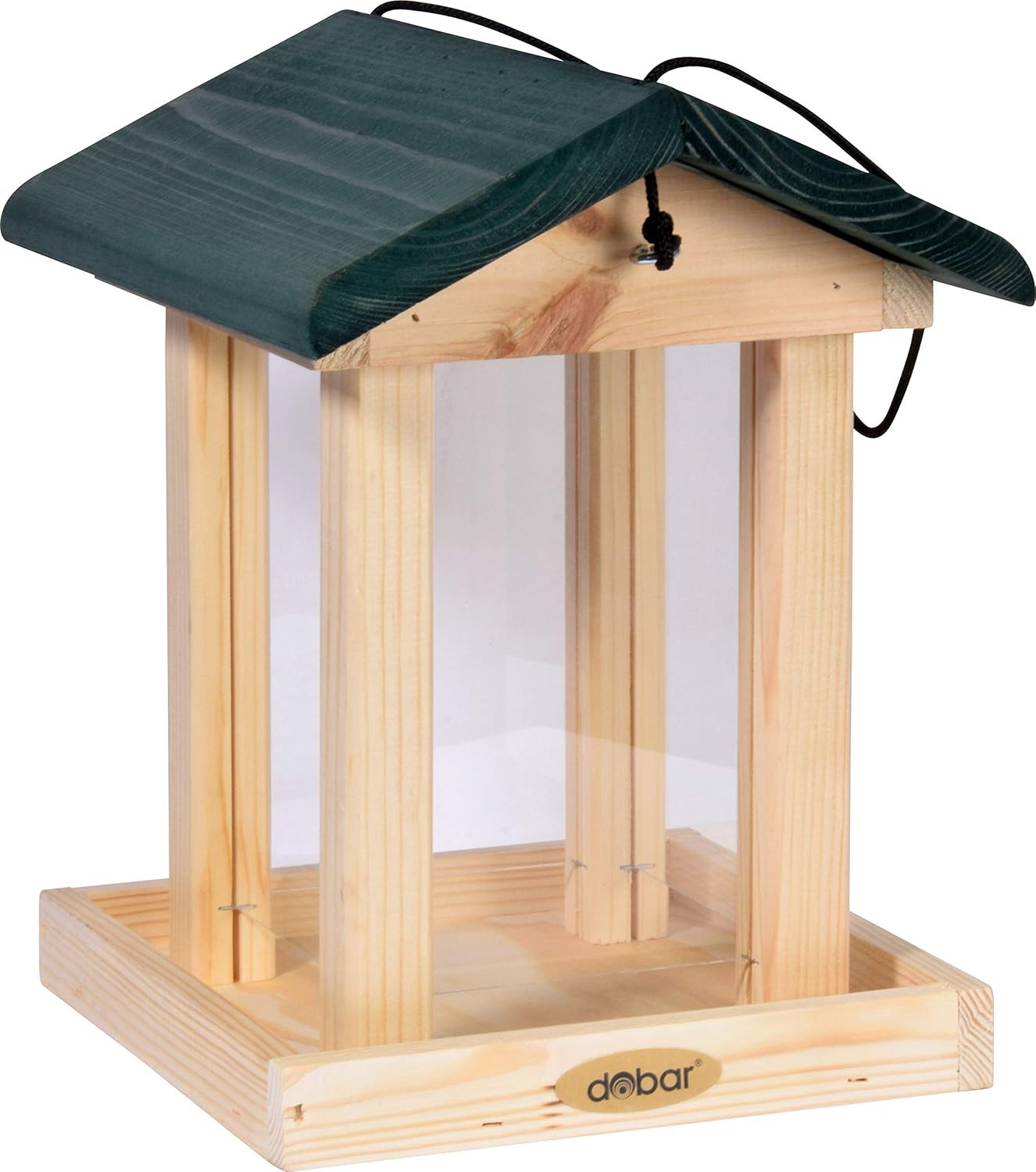 Dobar Vogelfutterstation Silo hängend Vogelfutterhaus Vogelhaus Futterstation Wildvögel