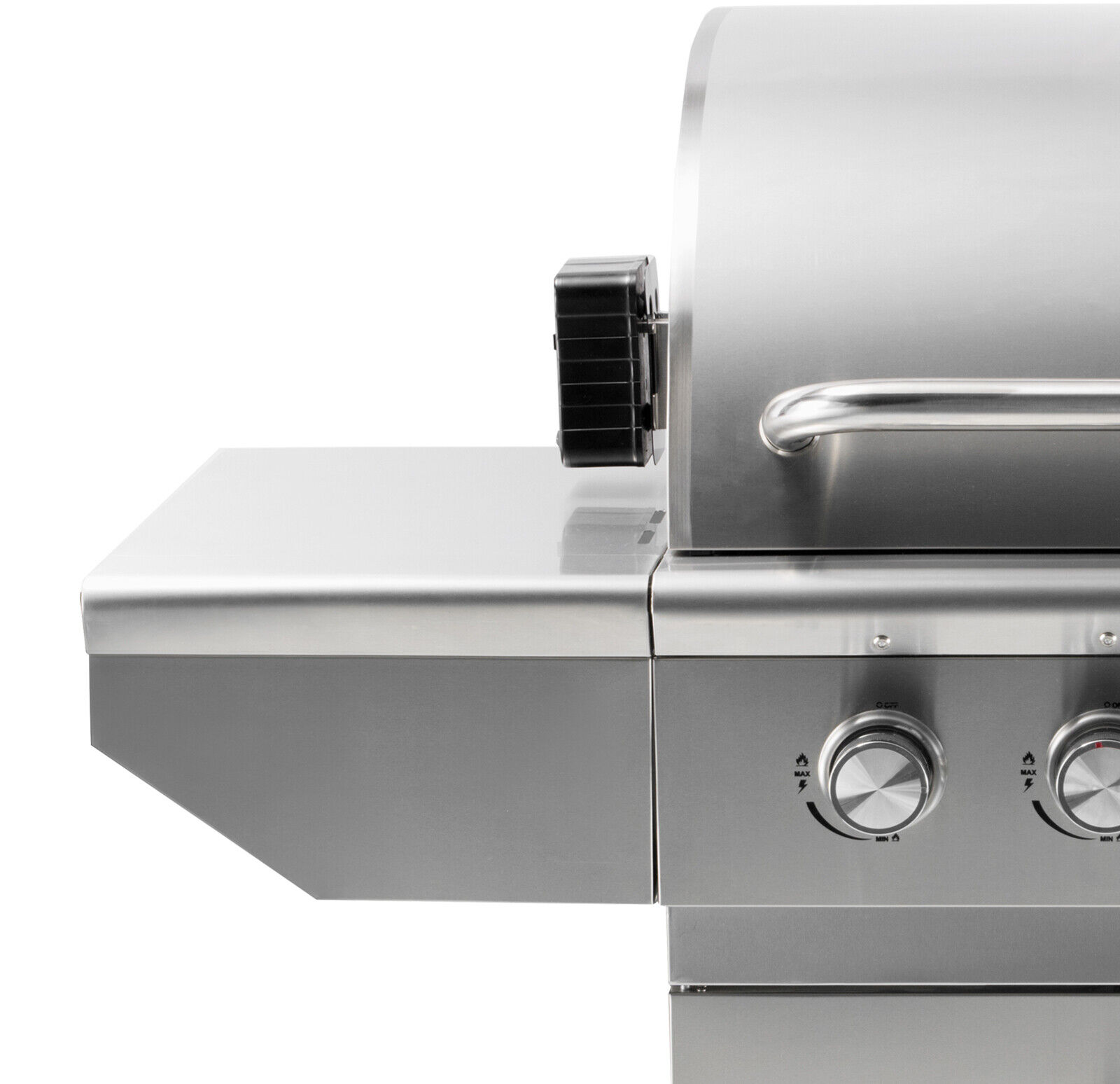 DMS Gasgrill Edelstahl Grillwagen BBQ Grill 4 Brenner
