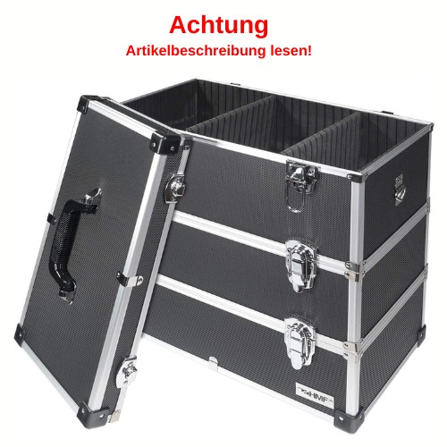 Kofferschale, Transportkoffer, Koffertasche, Aluminiumrahmen, Tasche mit Schloss