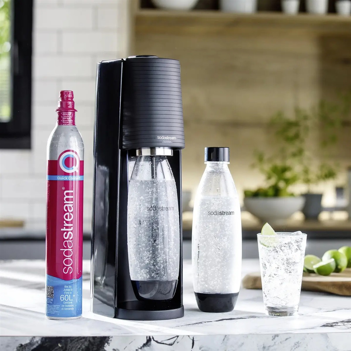Kaffeemaschine, Sodastream, Kohlensäuregerät, SodaStream, Karaffe