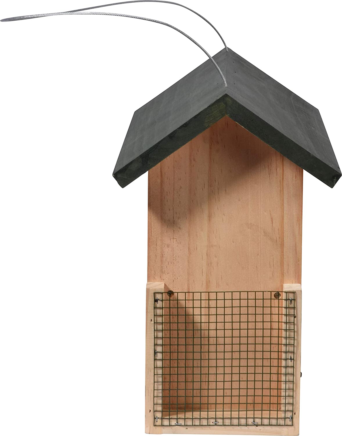 Vogelhaus, Futterhaus, Nistkasten, Holz, Metallgitter