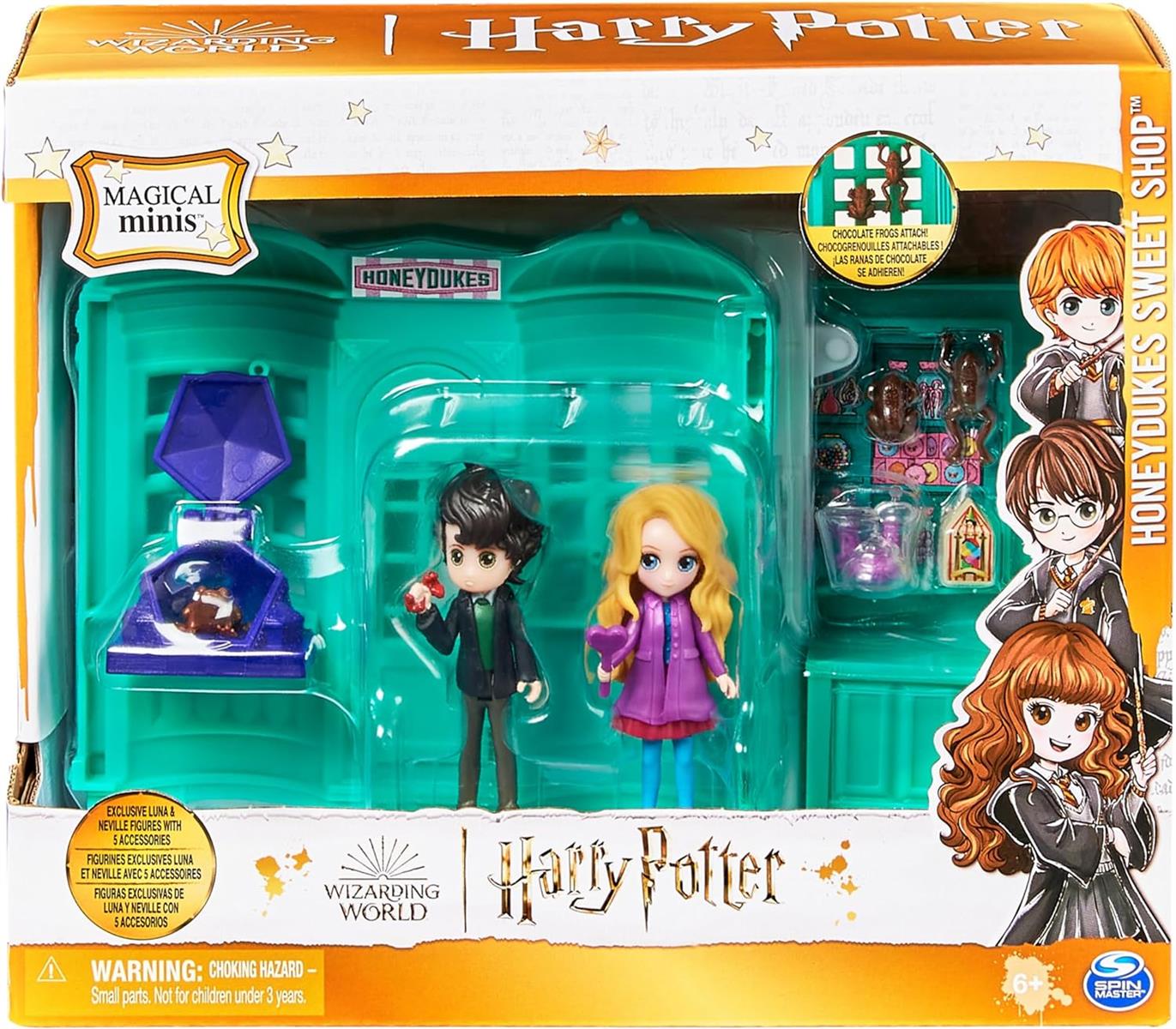 Wizarding World Harry Potter Honeydukes Honigtopf Spielset Luna Lovegood Neville Longbottom Sammelfiguren Spielzeug
