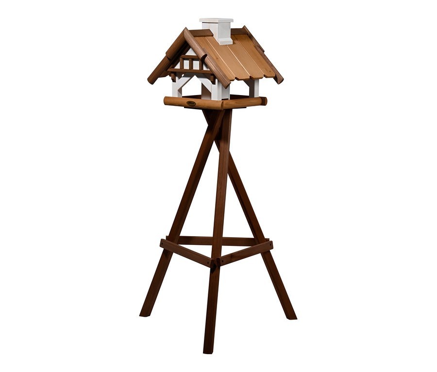 Warteschiff, Vogelhaus, Futterhaus, Standfuß, Holz