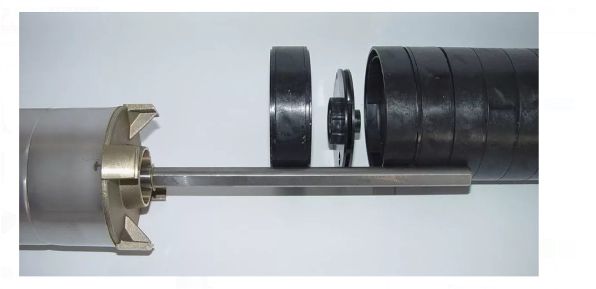 Ventilierter Schlauch, lineare Führung, Welle, Wylinder, Adapter