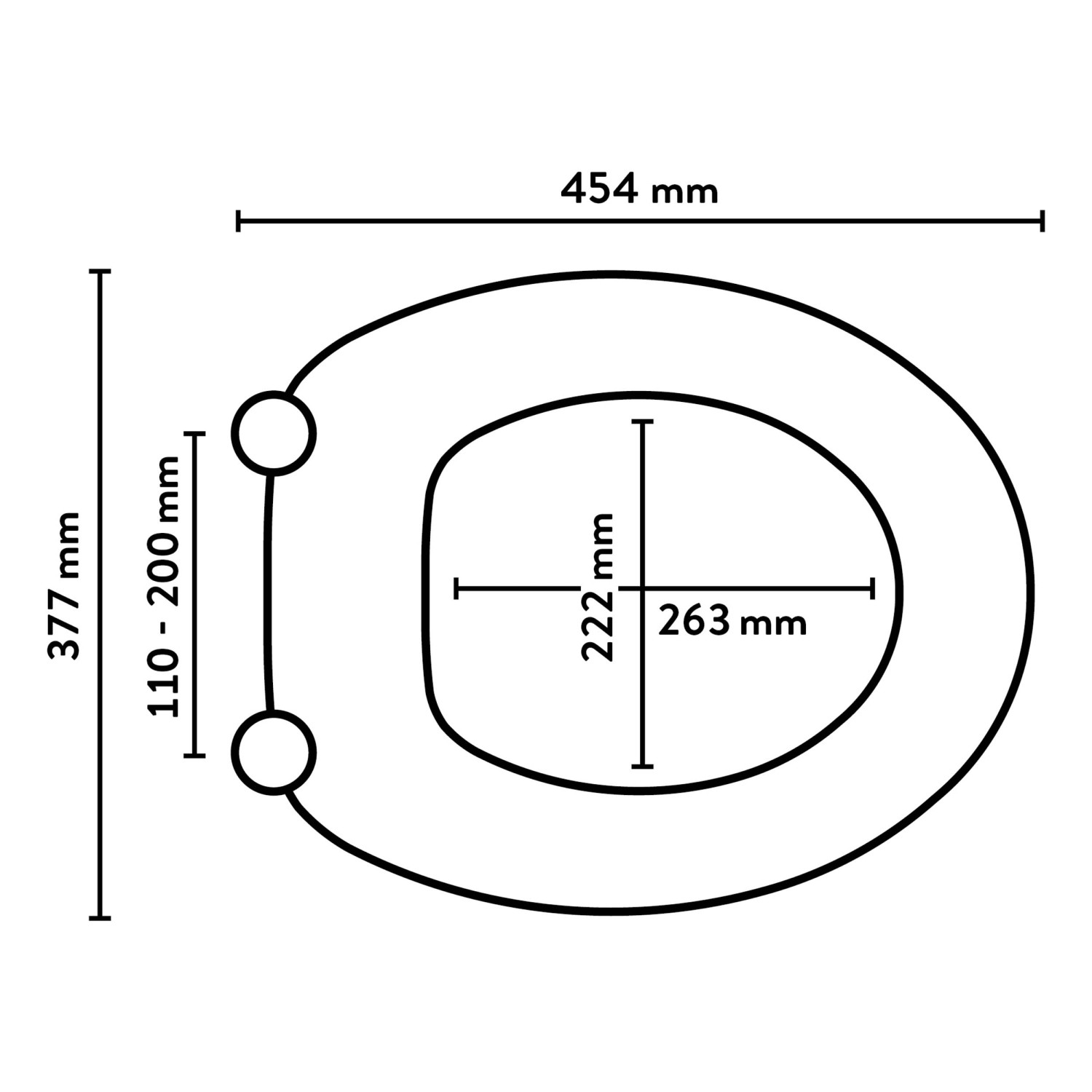 baliv WC Sitz Carduma MDF Holzkern Seesterne
