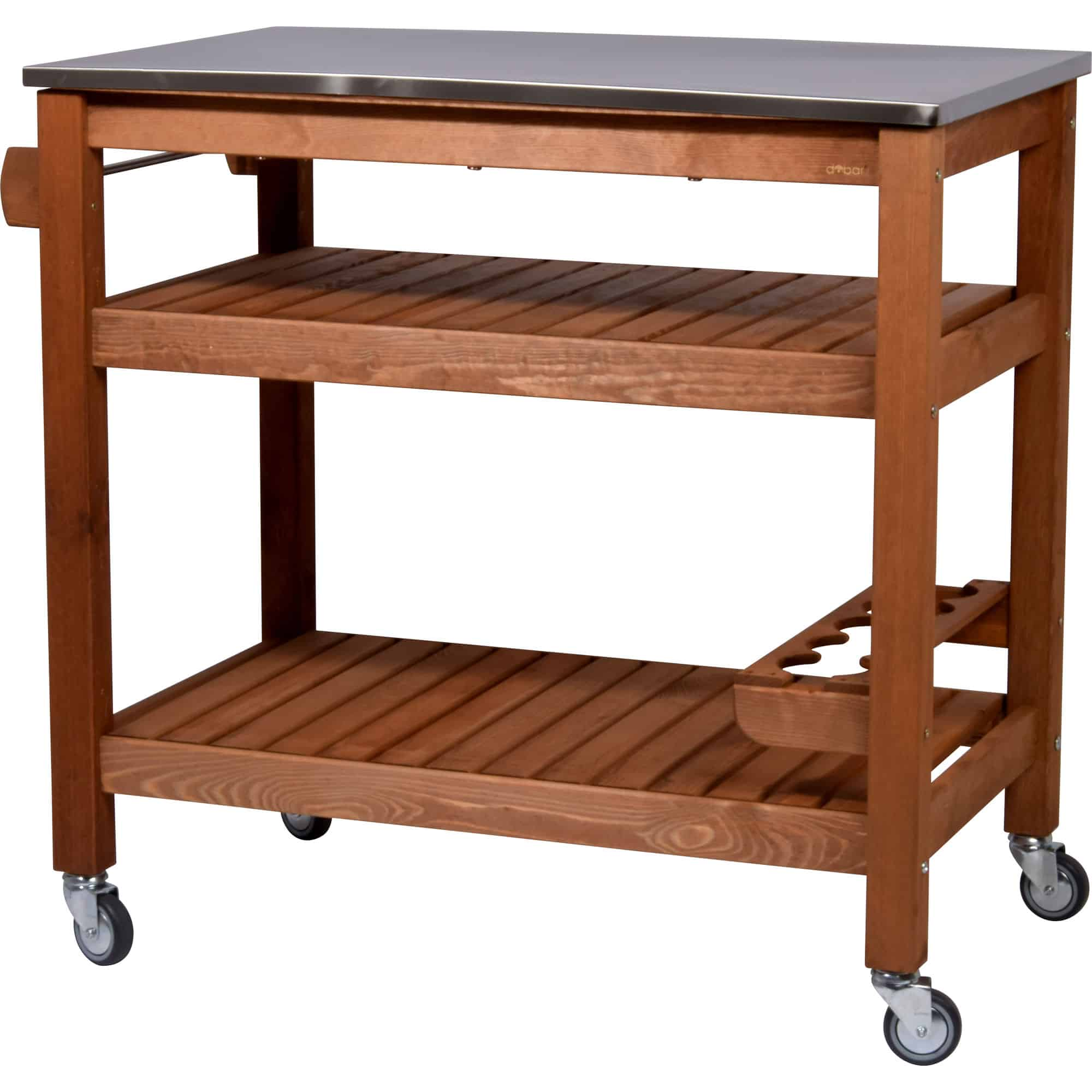 Dobar Rollbarer Beistellwagen für den Garten