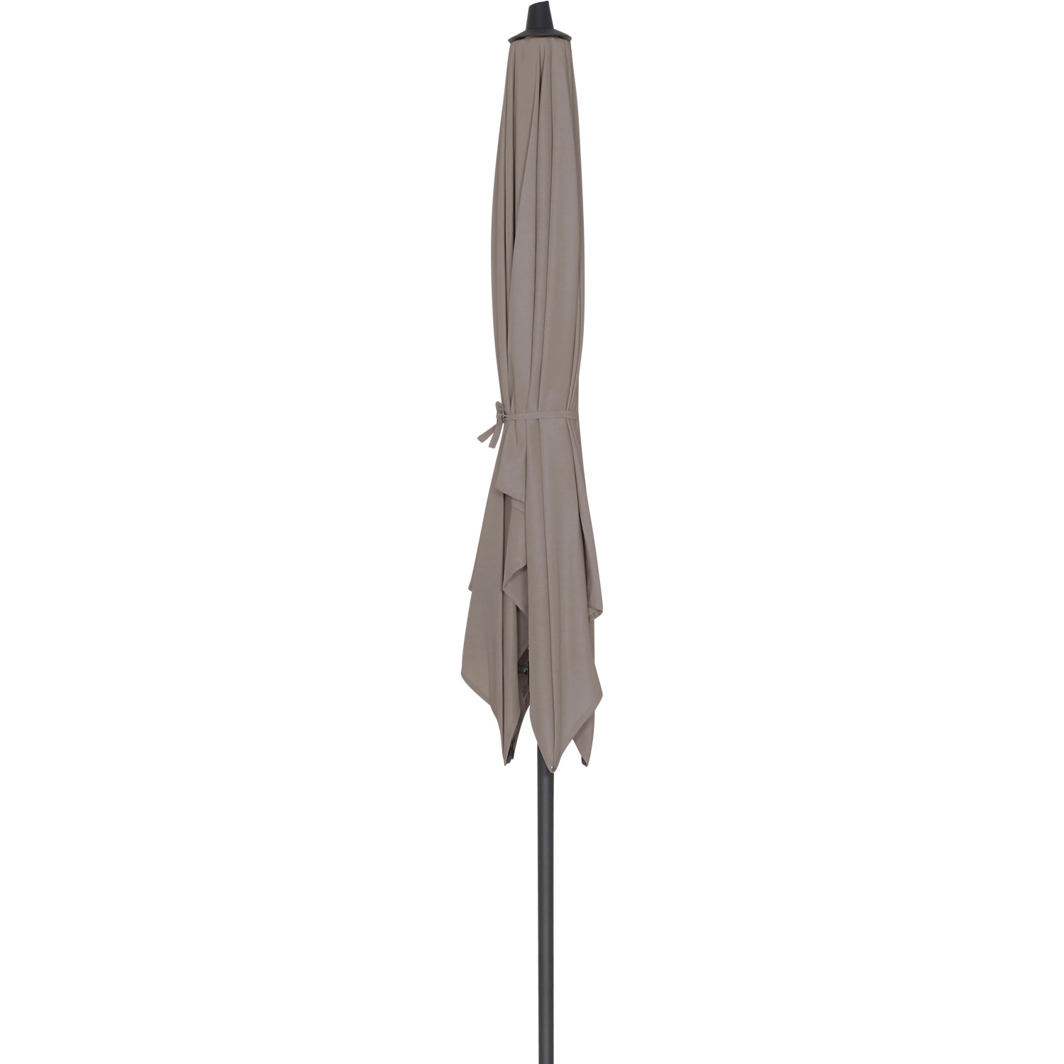 Siena Garden Marktschirm Avio 200 cm x 250 cm Taupe mit Kurbelmechanik