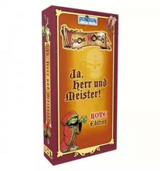 Pendragon Games Ja, Herr und Meister! Rote Edition Brettspiel Partyspiel