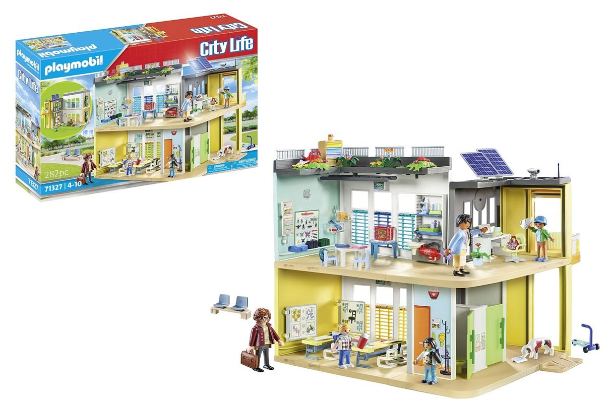 City Life, Playset, Kunststoff, Mehrstöckiges Haus, Figuren