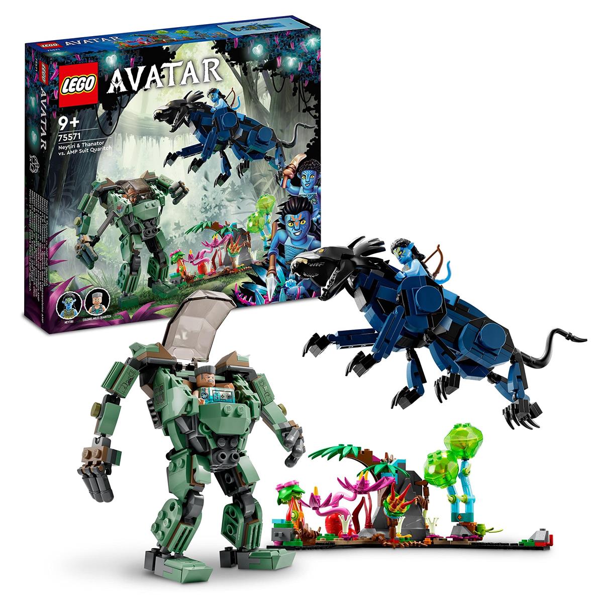 LEGO 75571 Avatar Neytiri und Thanator vs. Quaritch im MPA baubares Action-Spielzeug mit Tierfigur und Pandora-Filmszene LEGO-Bausteine LEGO-Sets LEGO Steine Bausteine Sets Steine