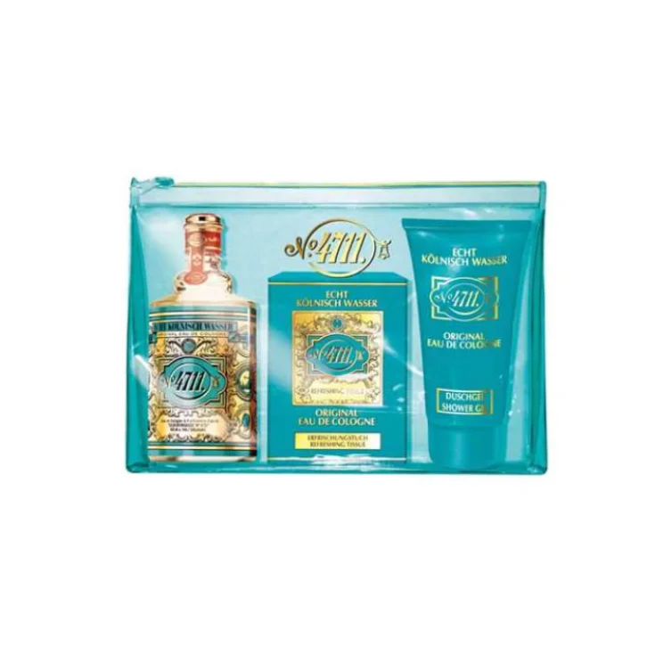 4711 Eau de Cologne Spray 50ml Set 3 Teile Duft 1L/50€