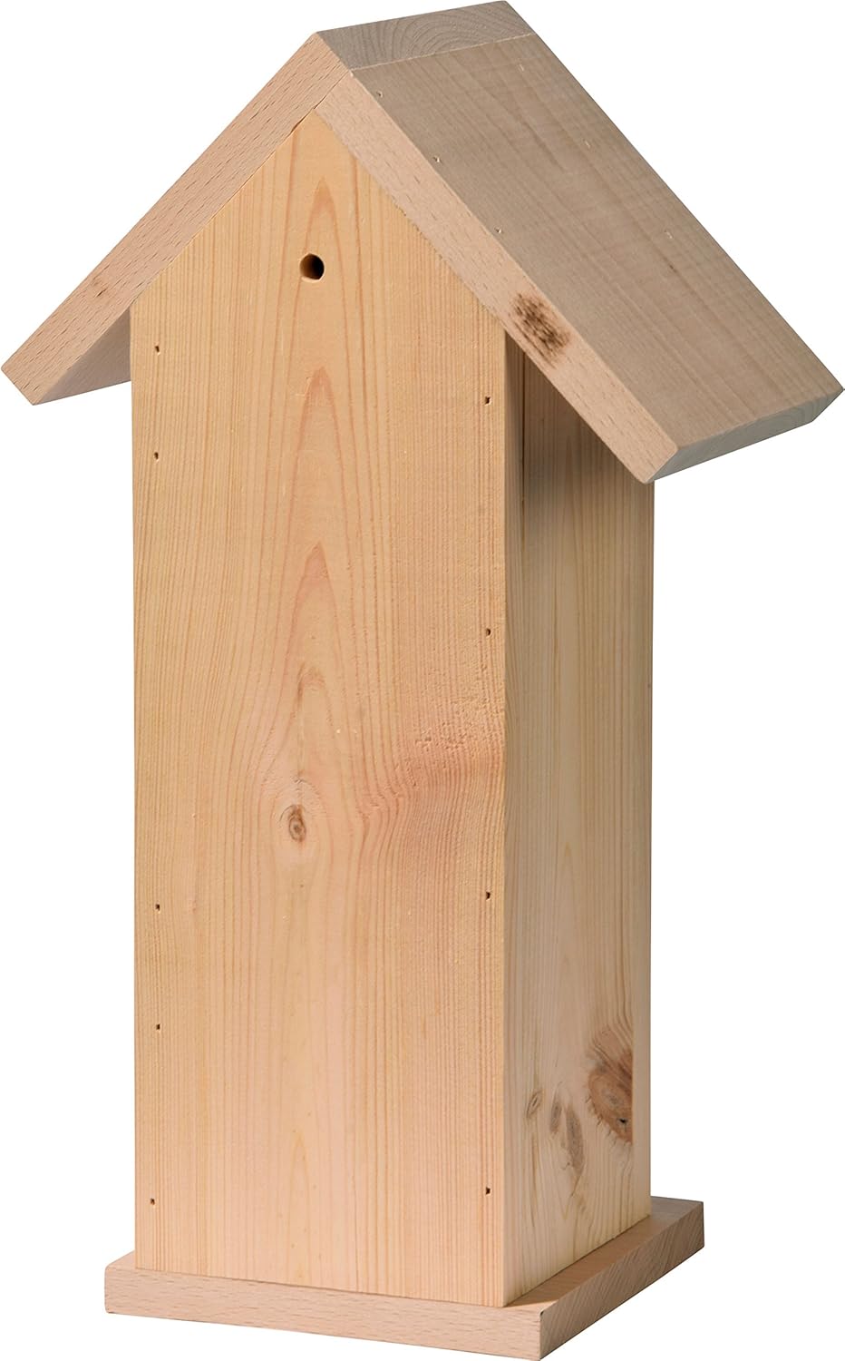 Dobar Luxus-Insektenhotels Schmetterlingshaus Sonnenfalter Natur - Insektenhotel aus Massivholz - Schmetterlingskasten unbehandelt & robust - Schmetterlingshotel für Garten/Terrasse/Balkon