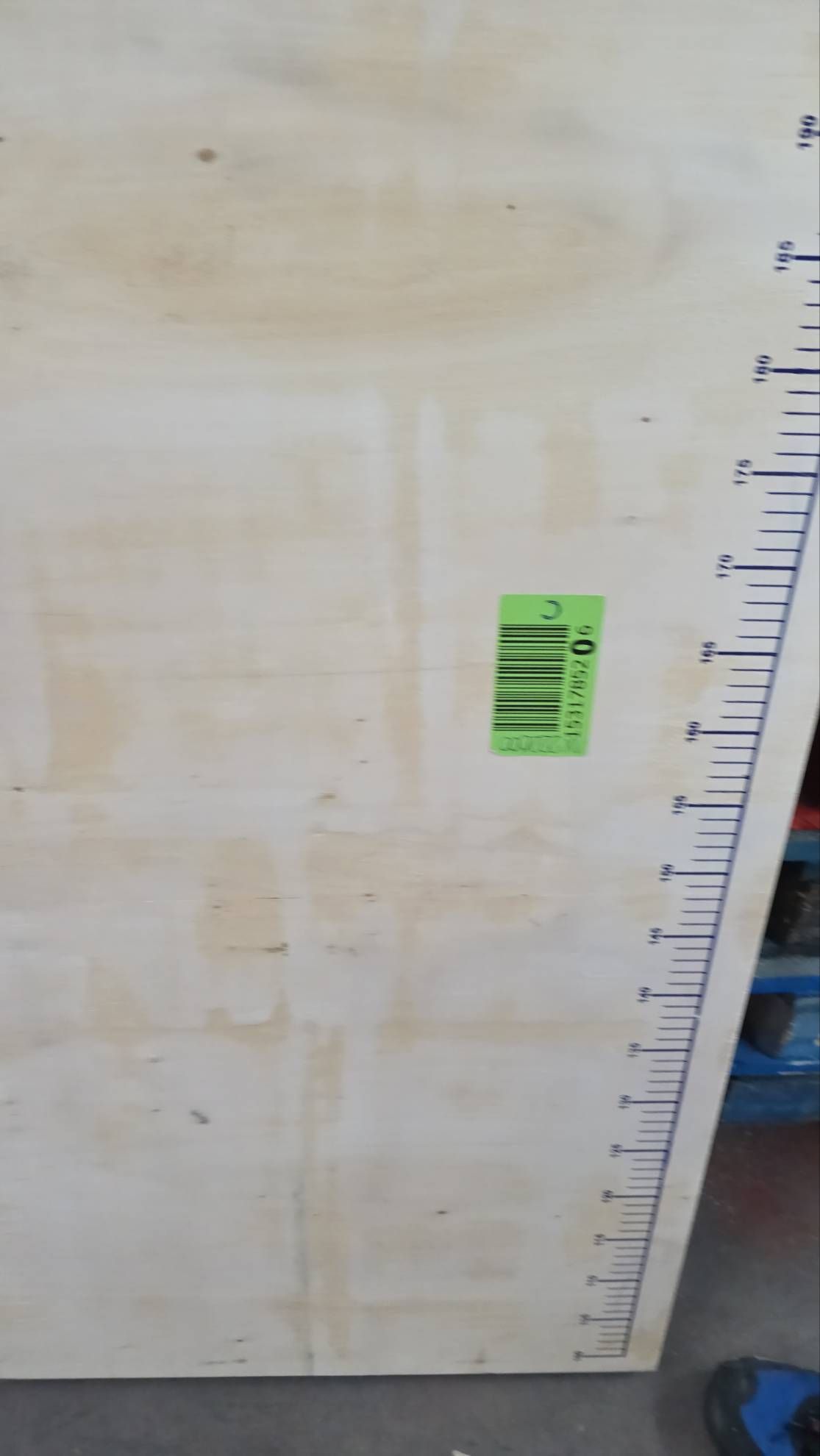LUX Holz-Tapeziertisch mit Stahl-Gestell #E408