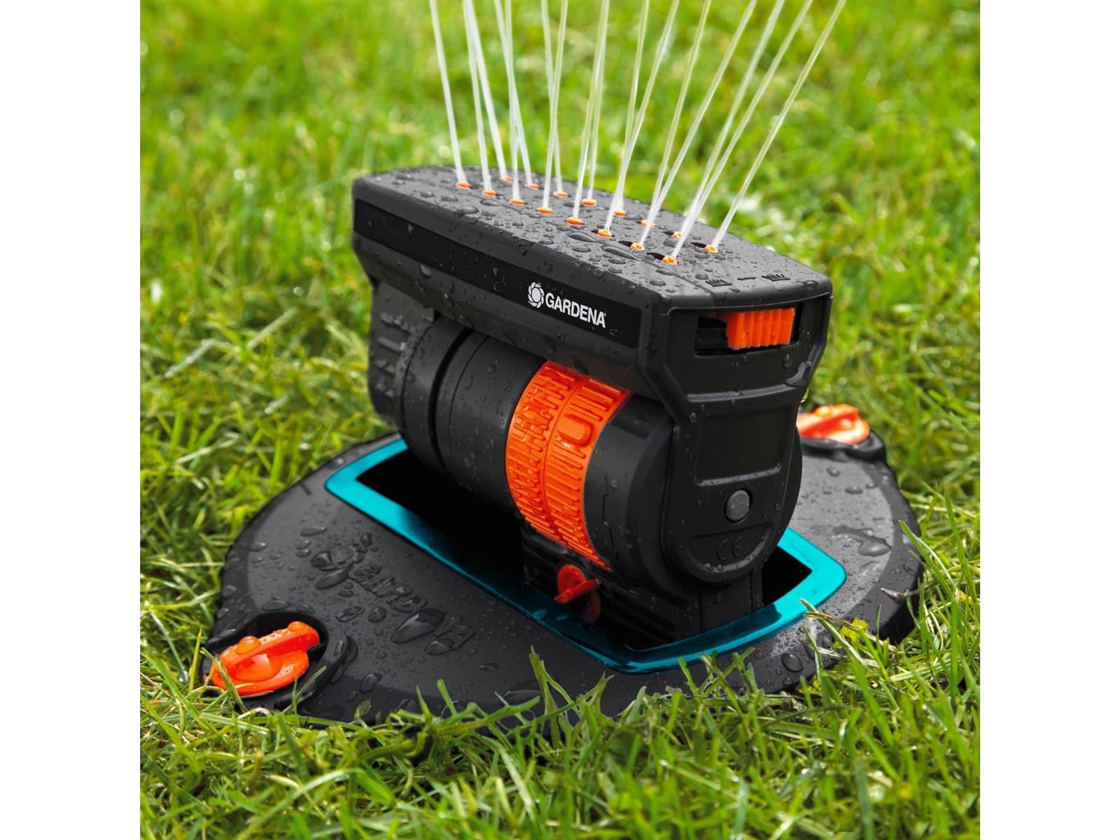 Gardena Sprinklersystem Versenk-Viereckregner OS 140