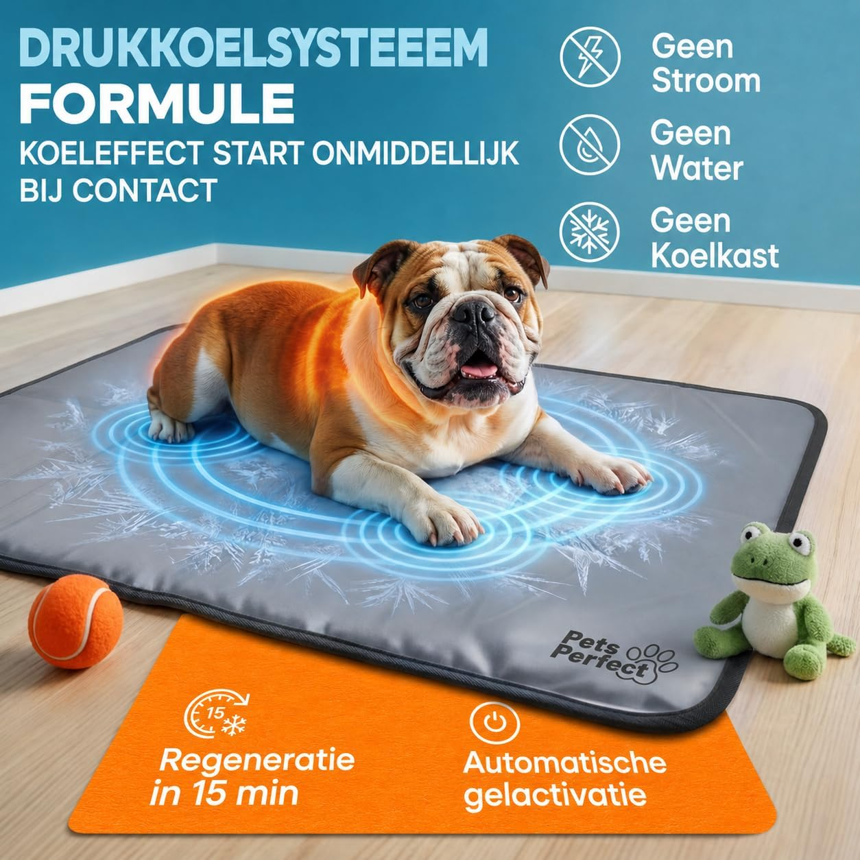 Kühlmatte für Hunde selbstkühlend – Kühlmatte für Hund mit ungiftigem Gel – Kühlmatte für Hunde und Katzenkühlmatte faltbar #WARE MIT MANGEL