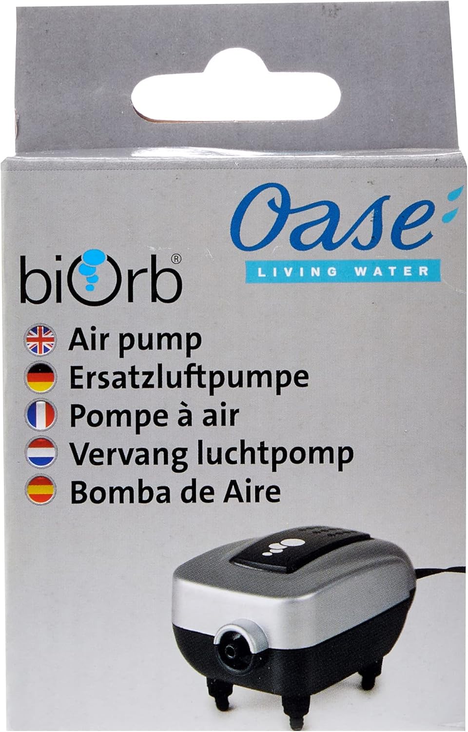 biOrb Luftpumpe 50 Hz 1 Stück - Aquarium Belüfter zur Wasserzirkulation, Belüftung mit Niederspannung Aquarien-Luftpumpe kompatibel mit dem biOrb Trafo
