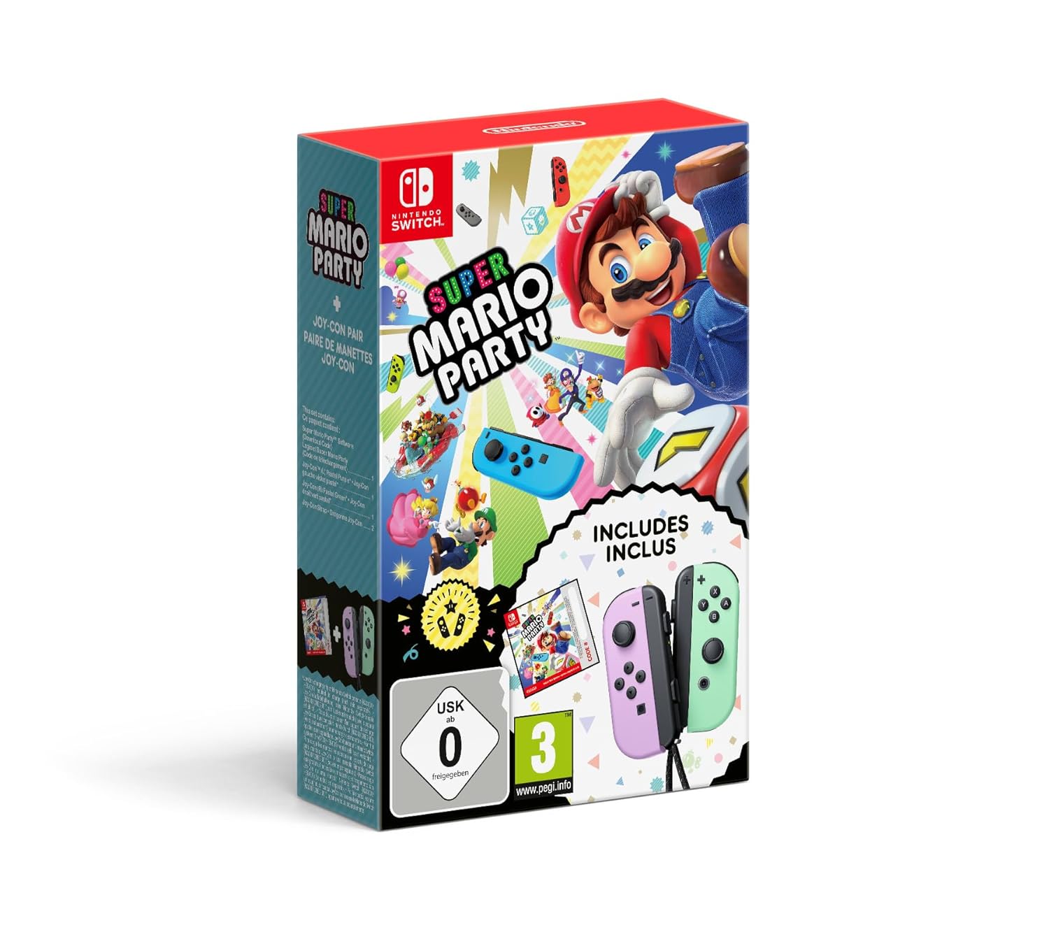 Nintendo 10012573 Super Mario Party + Joy Con Set Multiplayer