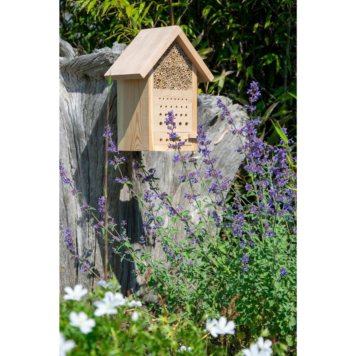 Dobar Bienenhaus Maja Insektenhotel natur