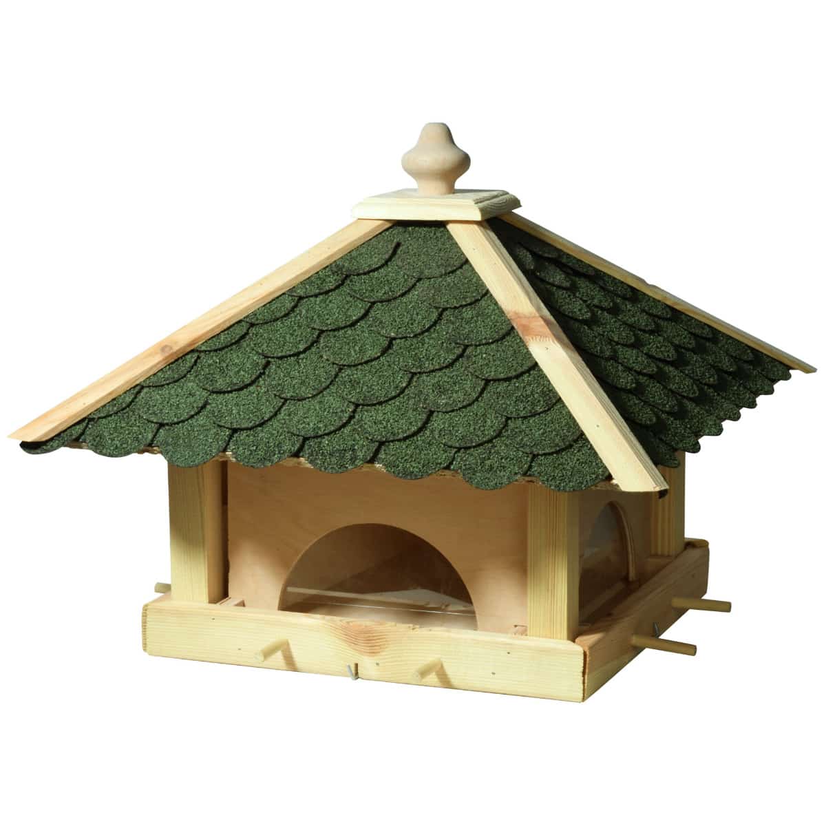 Dobar Großes Vogelfutterhaus Vogelhaus Futterschubladen - XL Vogelhäuschen Vogelfutterhaus #DH203