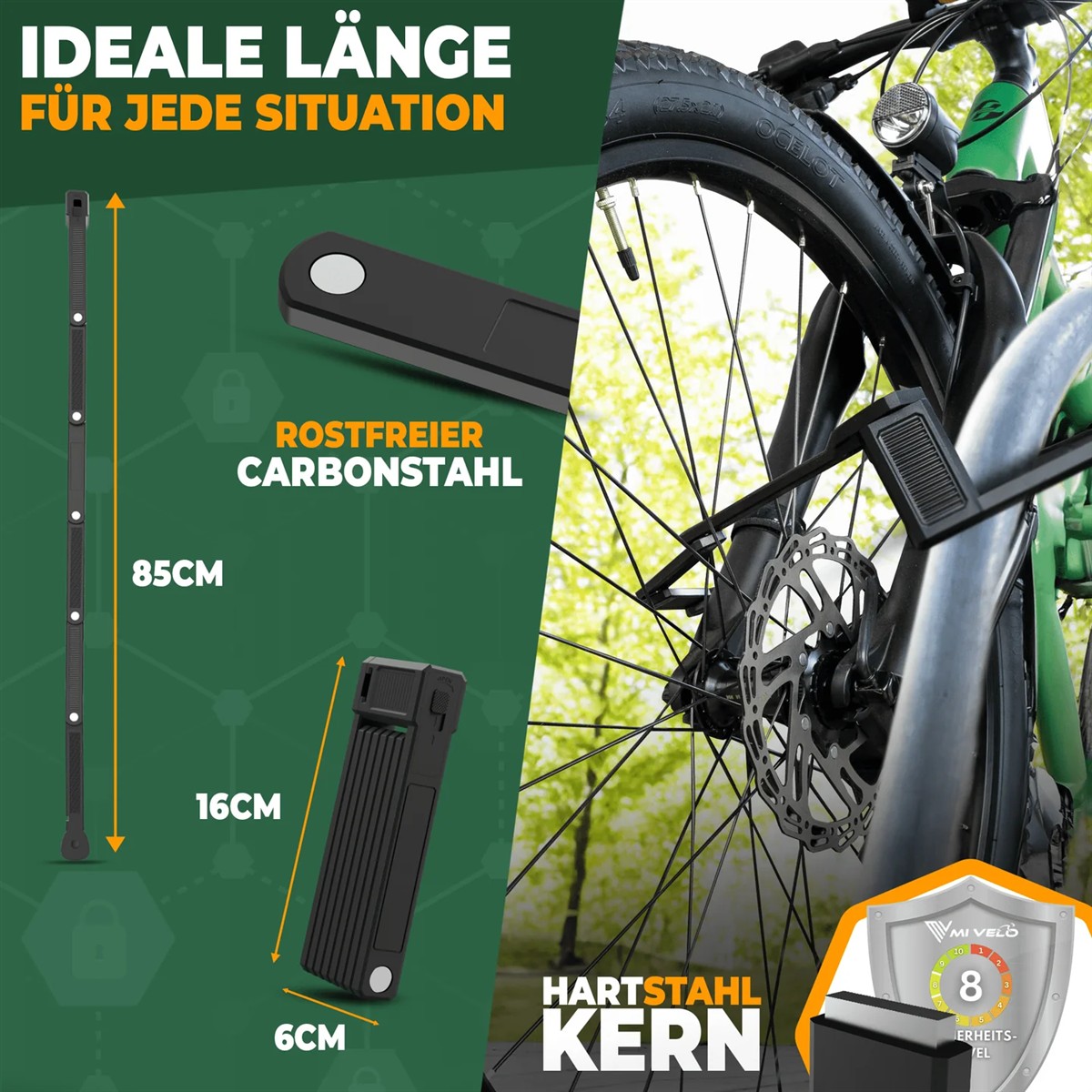 Kohlenstoffstahl, faltbares-werkzeug, Lenkervorrichtung, E-Bike-Zubehör, Reparatur-Kit