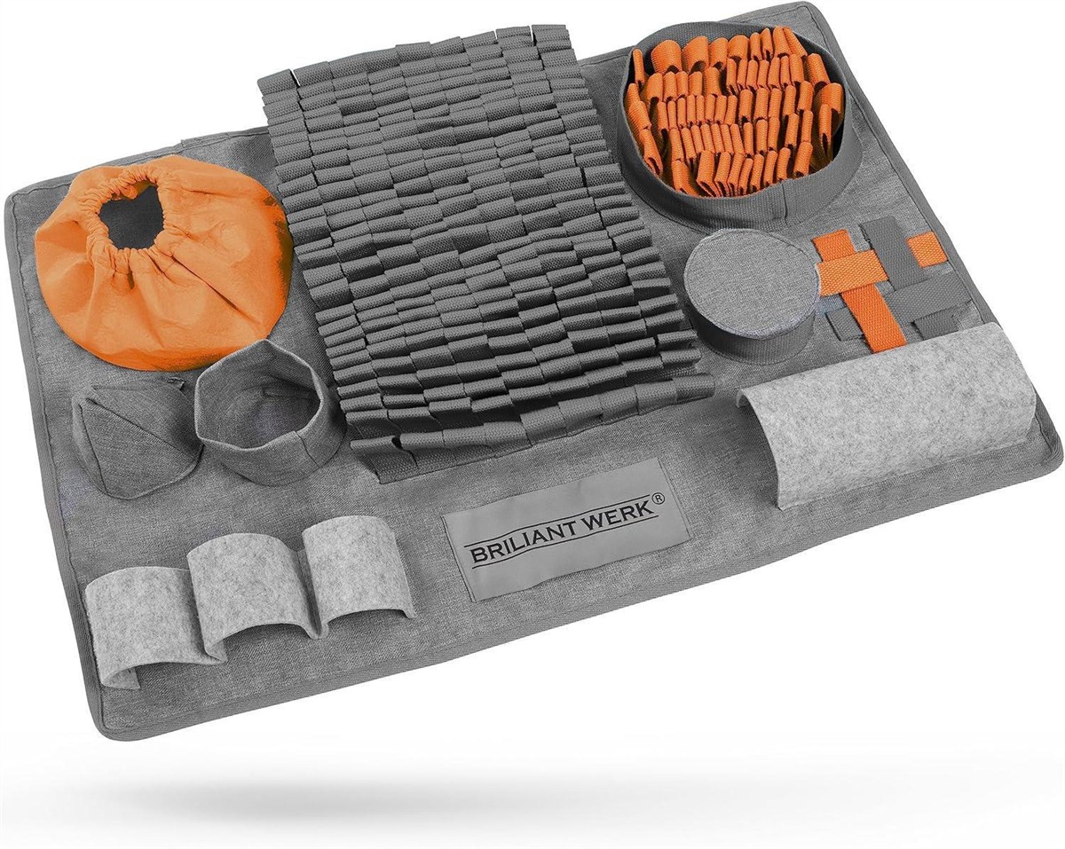 Toolkit, Ausrüstung, orange, grau, Organisation