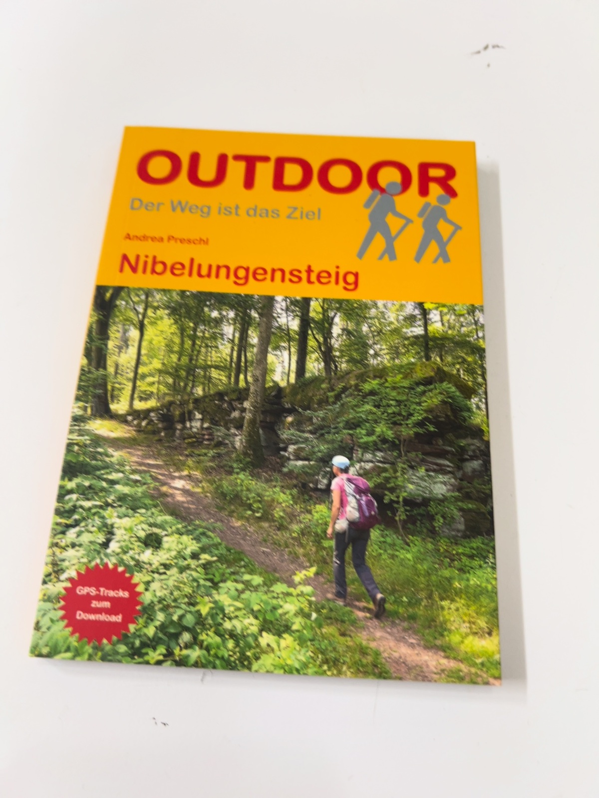 Outdoor, Wanderkarte, Nibelungensteig, Wandern, Routenführer