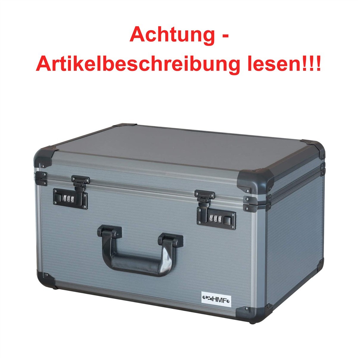 Koffer, Aluminium, Aluminiumkoffer, Schlossriemen, Tragegriff