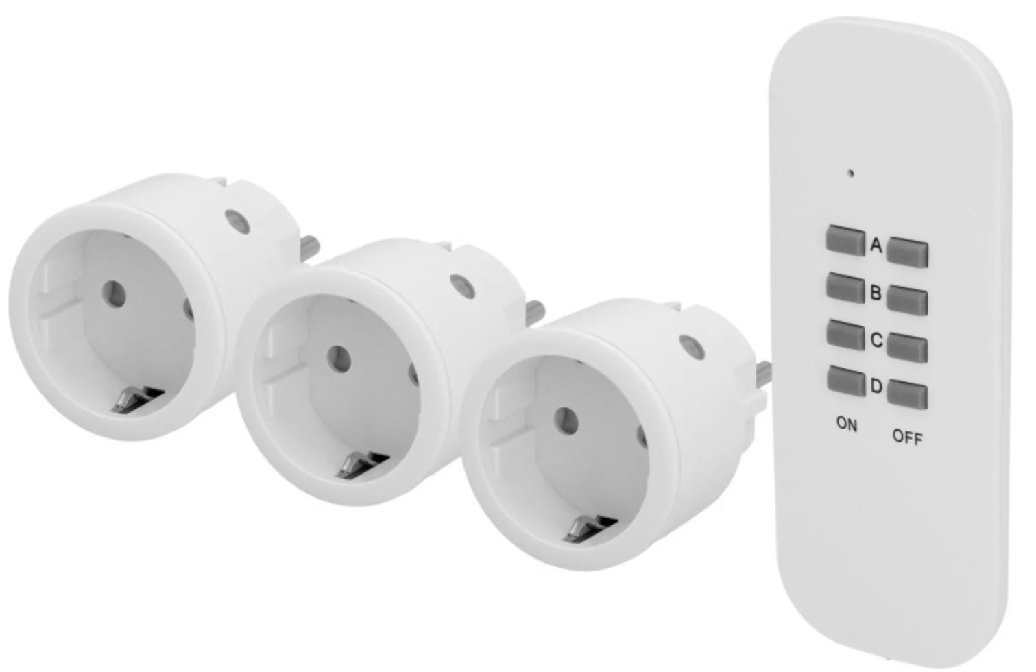 Mehrfachstecker, Verlängerung, Steckdosenleiste, Adapter, Fernbedienungsschalter