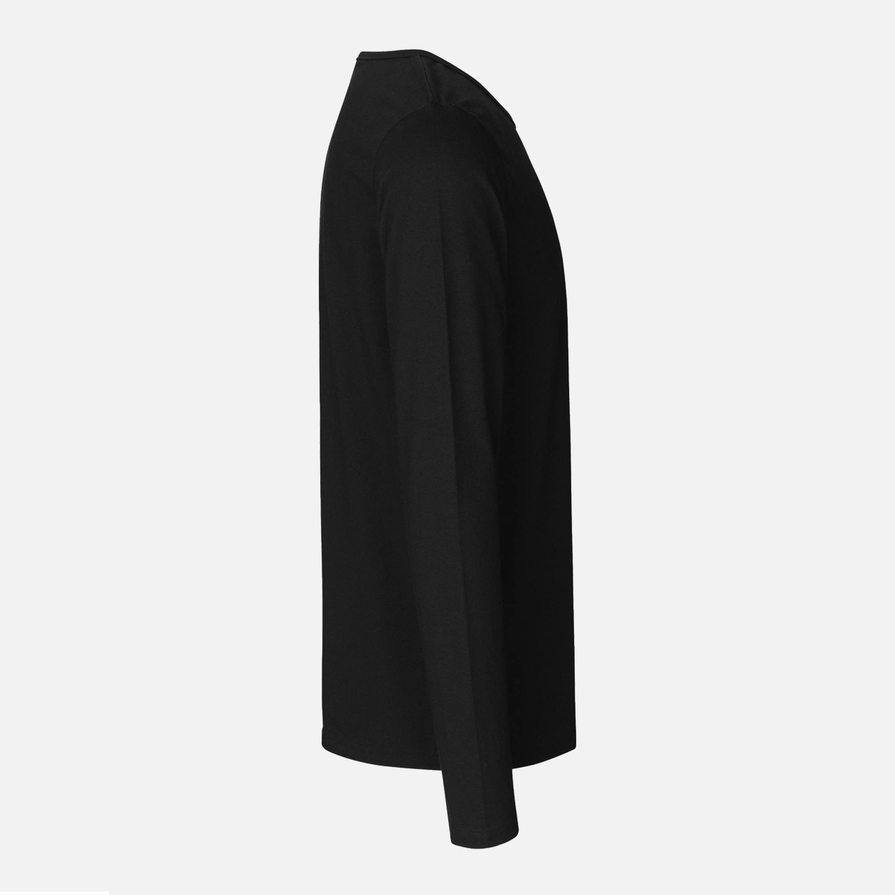 Mens Long Sleeve Shirt - Bio Baumwolle - Black