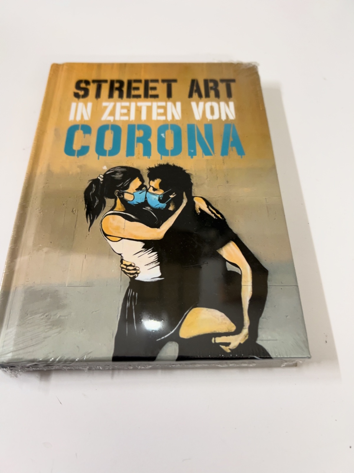 Street art, Corona, Maske, Paar, Poster
