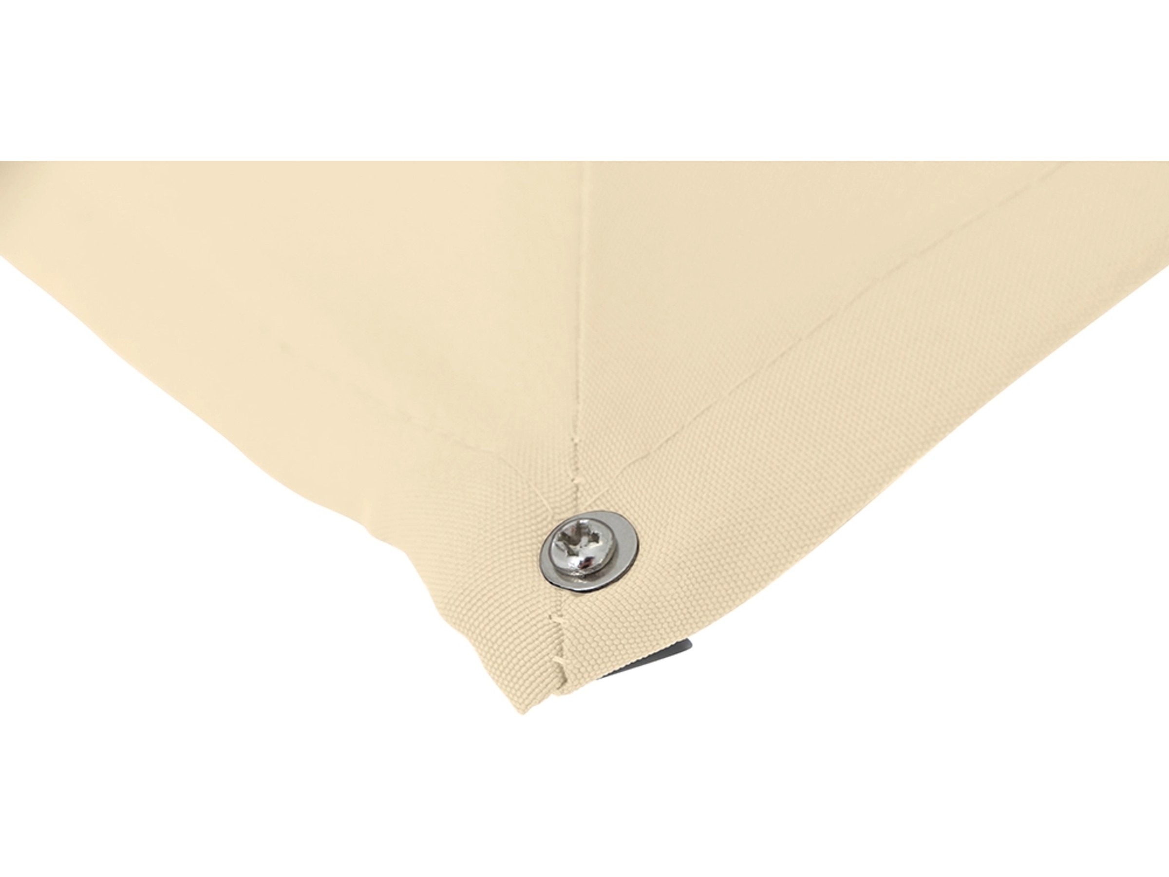 Siena Garden Marktschirm Avio 200 cm x 250 cm Ecru mit Kurbelmechanik